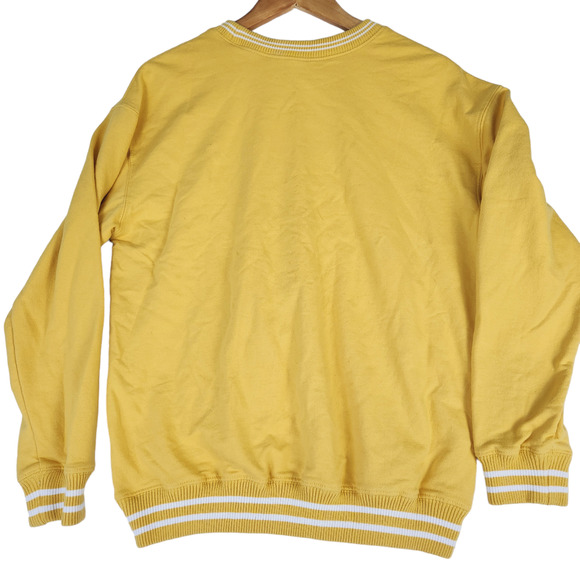 Breakfast Club Sweatshirt Size Medium Shermer High Vintage Style Yellow - Picture 5 of 6